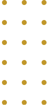 Black background with yellow polka dots.